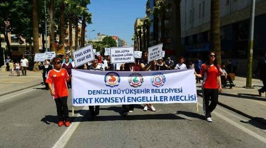 Denizli&rsquo;de Engelliler Haftası Kutlanıyor