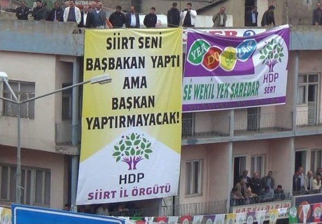 Hdp Eş Genel Başkanı Yüksekdağ Siirt’te Halka Hitap Etti