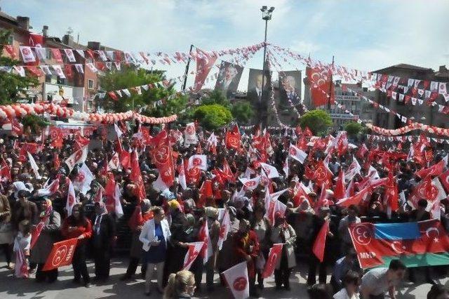 Mhp Lideri Bahçeli Aksaray’da