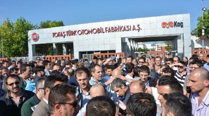 İş&ccedil;ilerden Sendikayı Protesto Eylemi