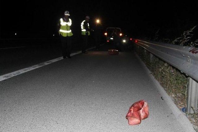 Polisi Alarma Geçiren Şüpheli Araçtan Et Çıktı