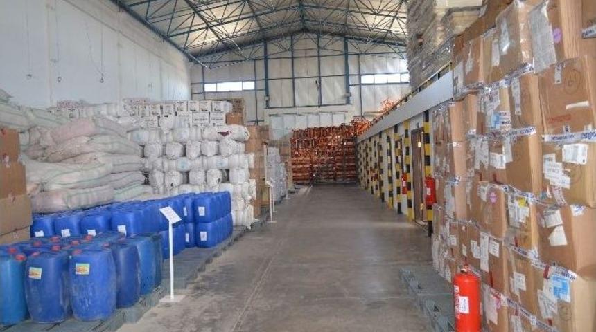 Lojistik Deposu Olası Bir Afete Karşı Hazır Vaziyette