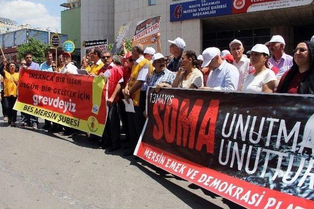 Mersin’de Soma Yürüyüşü