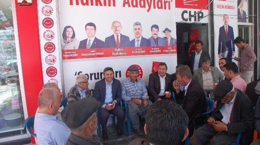 Ak Parti&rsquo;li Aydın, Chp Se&ccedil;im B&uuml;rosu&rsquo;nu Ziyaret Etti