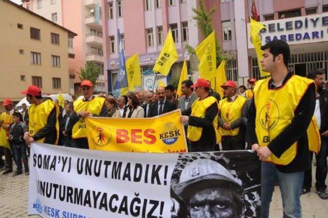 Hakkari de Kesk &Uuml;yelerinden Soma nın Yıl D&ouml;n&uuml;m&uuml;nde Basın A&ccedil;ıklaması 1