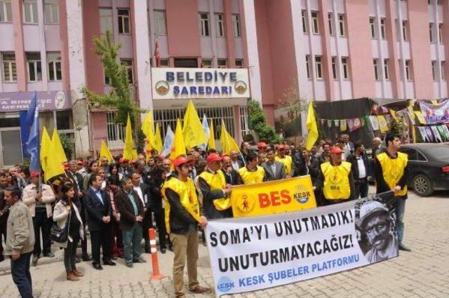 Hakkari de Kesk &Uuml;yelerinden Soma nın Yıl D&ouml;n&uuml;m&uuml;nde Basın A&ccedil;ıklaması 2