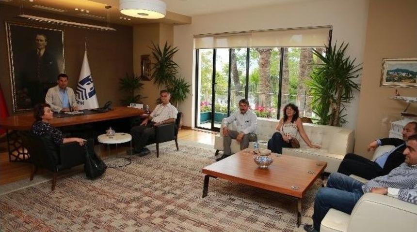 Hdp Milletvekili Adaylarından Başkan Kocadon&rsquo;a Ziyaret