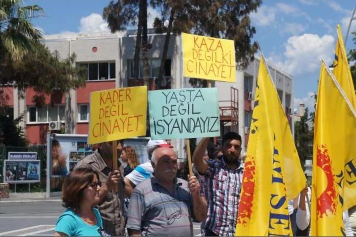 Soma Şehitlerini Marmaris'te Andılar