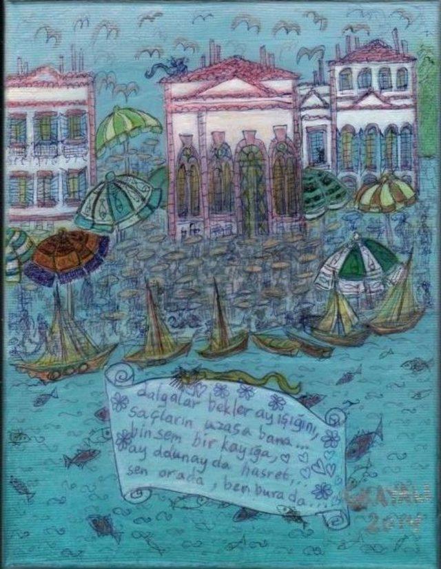 Ressam G&uuml;lseren Kayalı Ayvalık&rsquo;ı İstanbul&rsquo;da Temsil Edecek 2