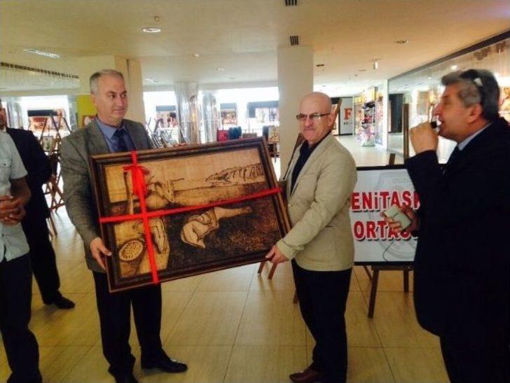 Yenitaşköprü Ortaokulu Resim Sergisi Açıldı G5