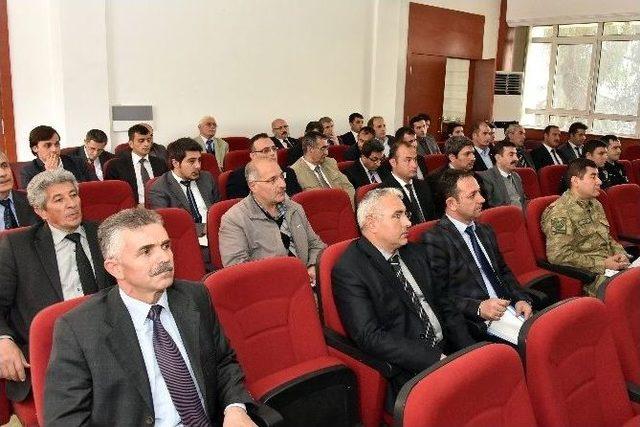 Gümüşhane’de İl Afet Müdahale Planı Masa Başı Tatbikatı Yapıldı