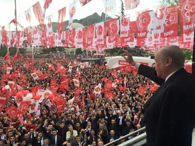 Mhp Lideri Bahçeli Tokat’ta