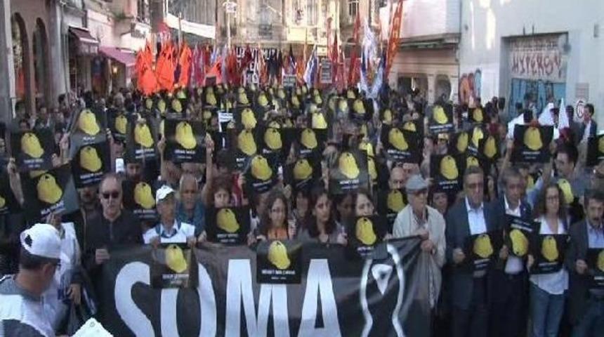 Beyoğlu'nda Soma I&ccedil;in Y&uuml;r&uuml;y&uuml;ş...