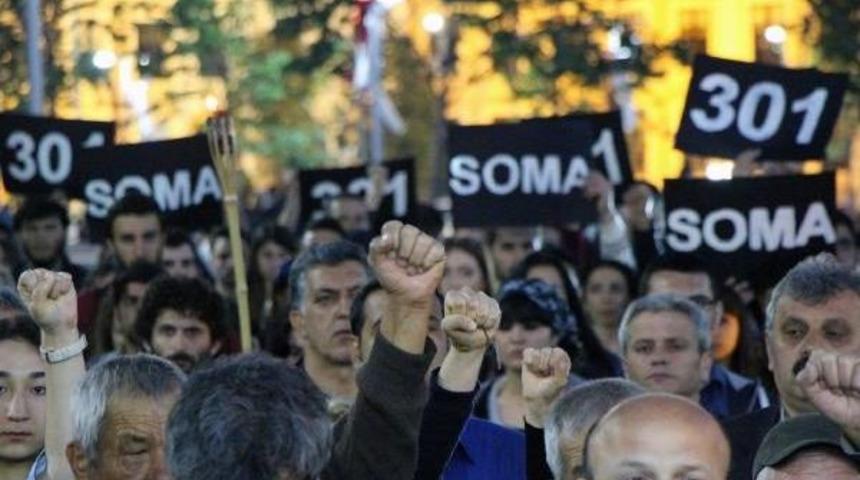 Bolu'da, Soma'da Faciası Protesto Edildi