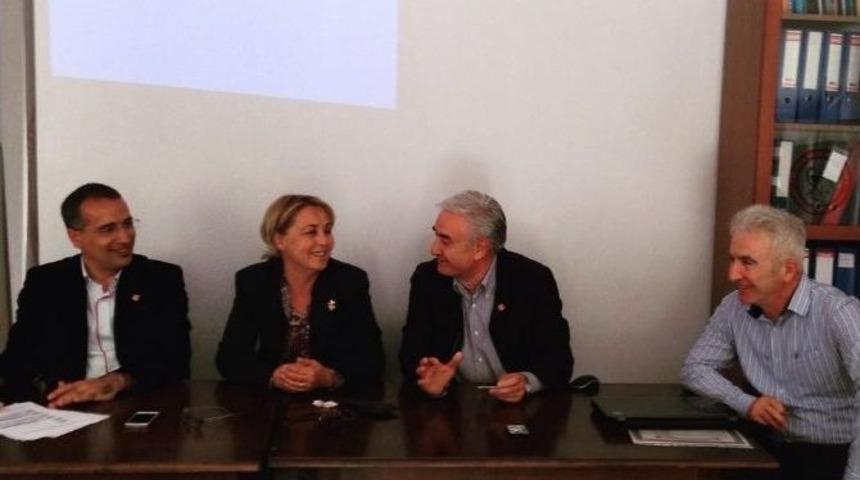 Chp Adayı Teber Eczacıları Ziyaret Etti