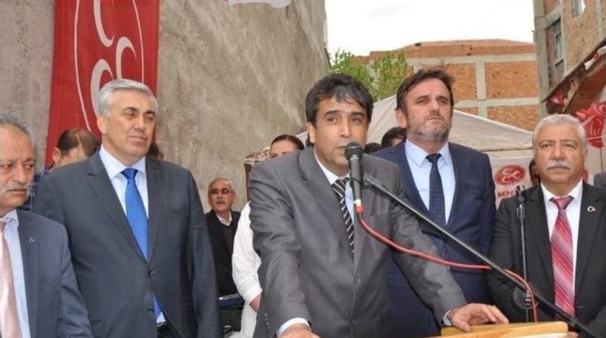 Mhp Korkuteli Se&ccedil;im B&uuml;rosu, Dualarla A&ccedil;ıldı