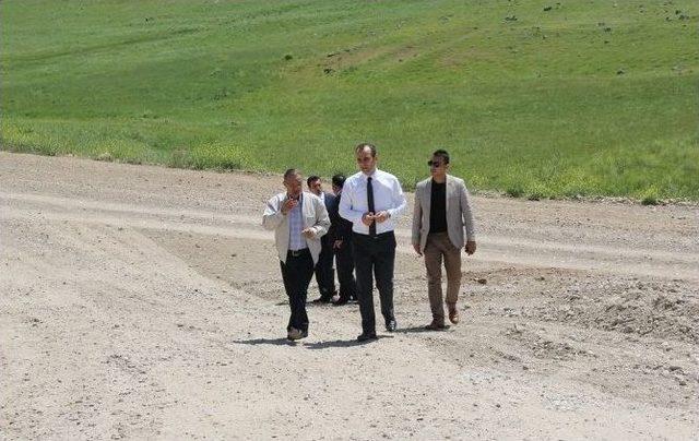 Cizre Kaymakamı Adanur Yol Yapım &Ccedil;alışmalarını İnceledi 1