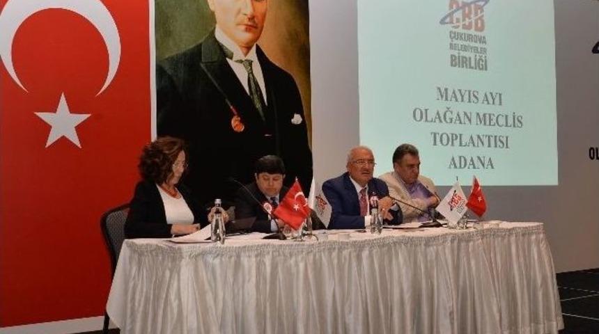 &Ccedil;ukurova Belediyeler Birliği Olağan Meclis Toplantısı Yapıldı
