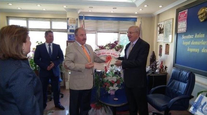 Sgk &lsquo;dan Esnaf Ve Sanatkarlar Odası Başkanlığına Ziyaret