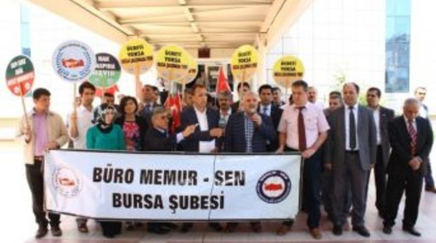 Memurlar Sosyal G&uuml;venlik Haftasını Eylemle Kutladı