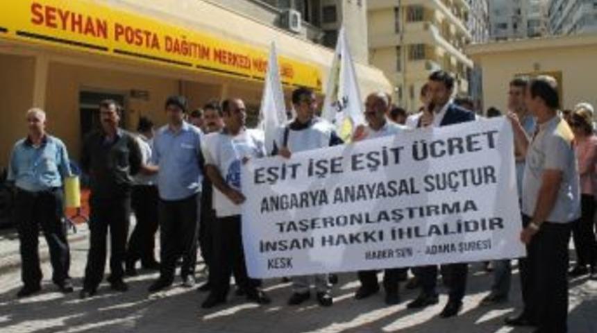 Ptt &Ccedil;alışanlarından Artan İş Y&uuml;k&uuml;ne Tepki