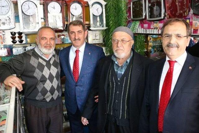 Fuat K&ouml;ktaş Bafra&rsquo;da Se&ccedil;im &Ccedil;alışmalarında Bulundu 1