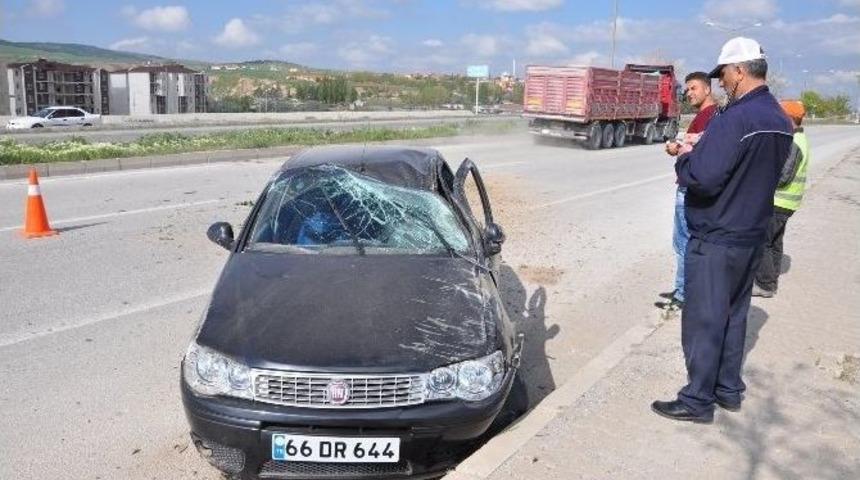 Sorgun Trafik Kazası: 1 Yaralı