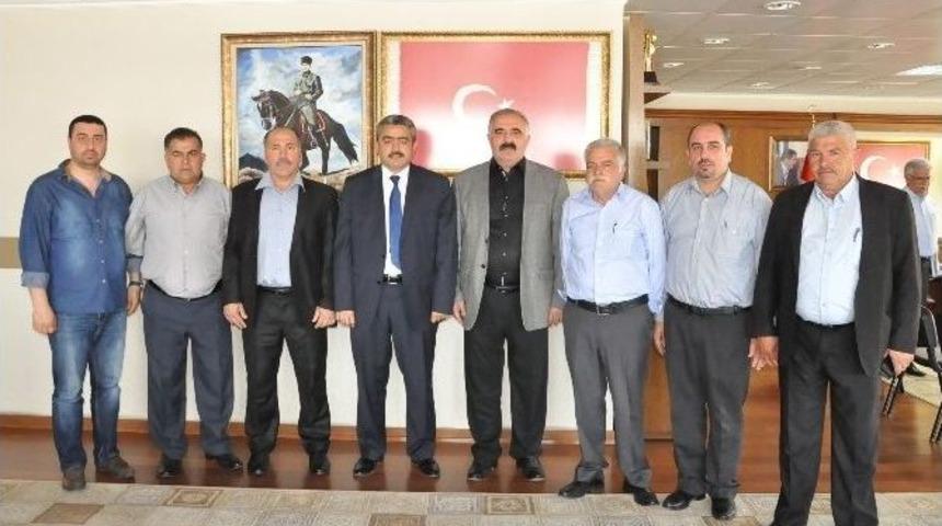 Esnaf Kefalet Y&ouml;netiminden Başkan Alıcık&rsquo;a Ziyaret