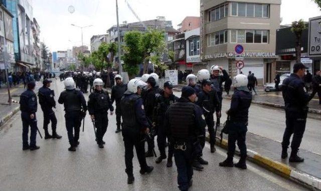 Van'da Cumhurbaşkanı Erdoğan'a Protesto