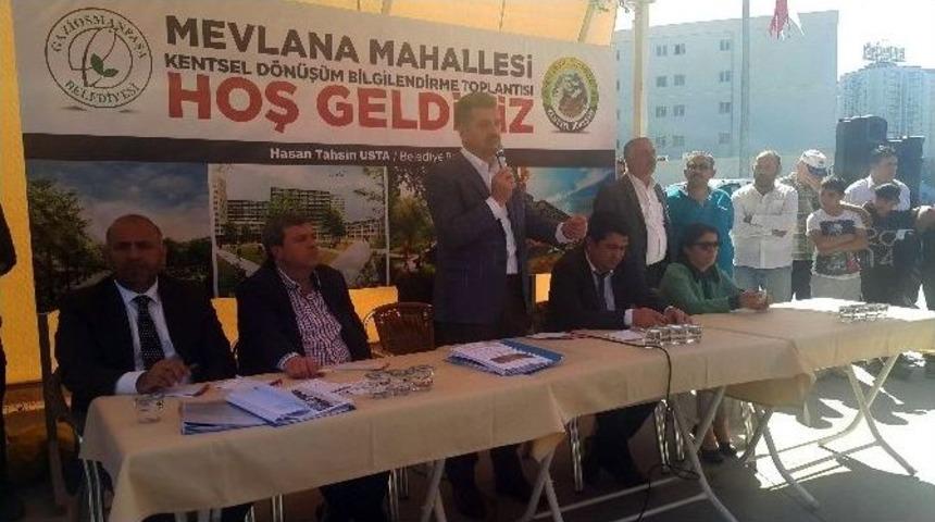 Başkan Usta, Halka Kentsel D&ouml;n&uuml;ş&uuml;m&uuml; Anlattı