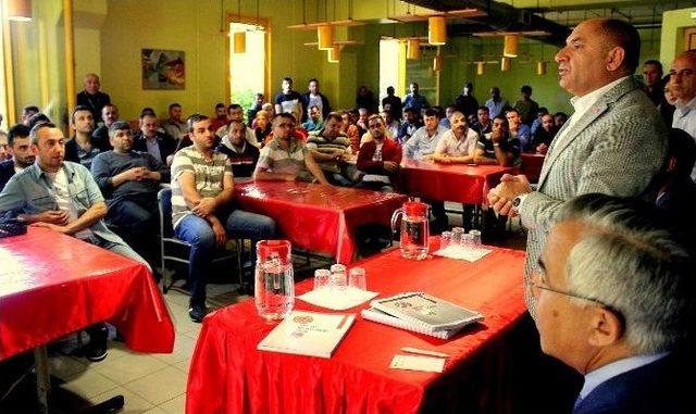 Chp Milletvekili Adayı Tahsin Tarhan İşçiler Bir Araya Geldi 1