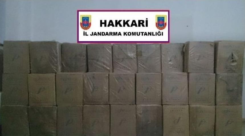 Hakkari&rsquo;de 67 Bin Paket Ka&ccedil;ak Sigara Ele Ge&ccedil;irildi