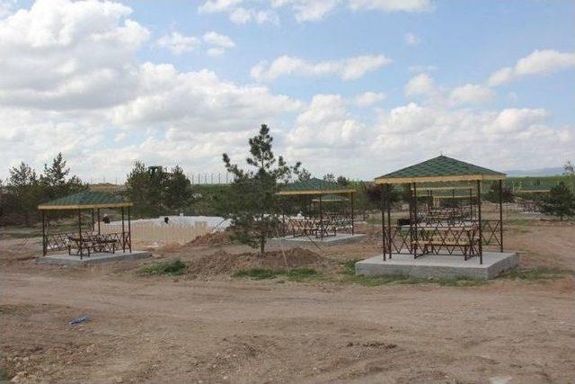 Sarıkaya&rsquo;da Mesire Alanı &Ccedil;alışmaları Hızla S&uuml;r&uuml;yor 1