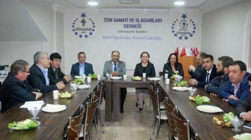 Mhp&rsquo;li Adaylardan T&uuml;msiad&rsquo;a Ziyaret