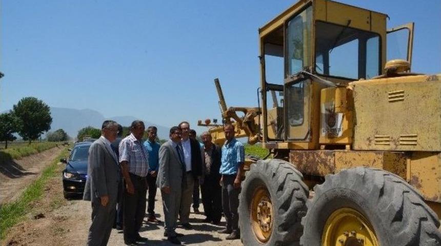 Başkan &Ccedil;elik Ova Islah &Ccedil;alışmalarını İnceledi