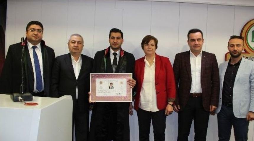 Gaziantep&rsquo;te Gen&ccedil; Avukatın Ruhsat Heyecanı
