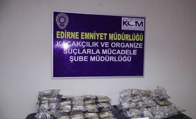 Edirne&rsquo;de Uyuşturucu Tacirlerine B&uuml;y&uuml;k Darbe 2