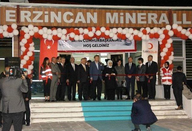 Cumhurbaşkanı Erdoğan, Erzincan Mineralli Su İşletmesi Tesislerinin Açılışını Yaptı 1