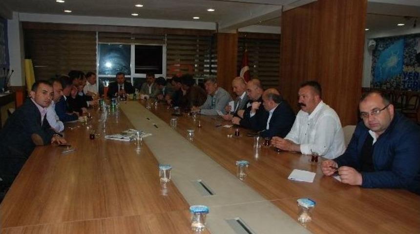 Başkanlar Fikir Alışverişi Yaptı