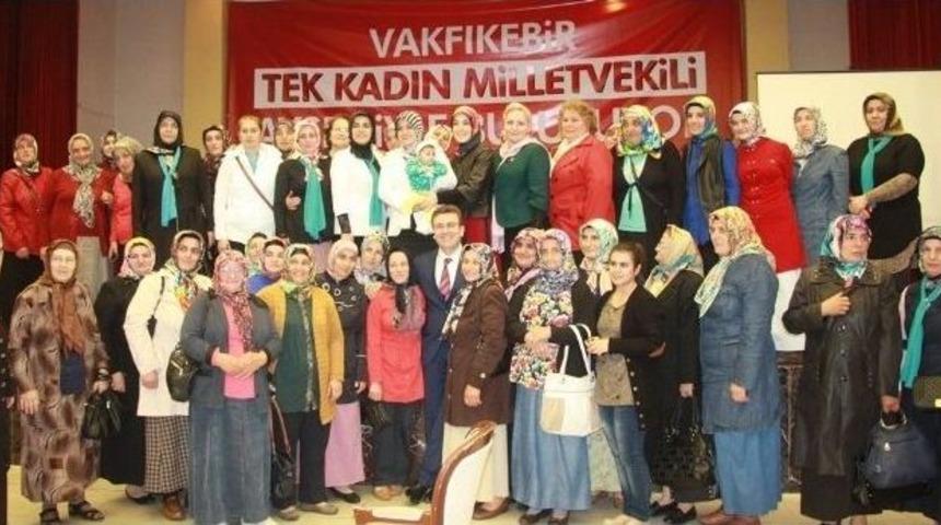 Ak Parti Trabzon Milletvekili Adayı Ayşe Sula K&ouml;seoğlu Se&ccedil;im &Ccedil;alışmalarını Vakfıkebir İl&ccedil;esinde S&uuml;rd&uuml;rd&uuml;