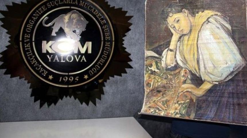&Uuml;nl&uuml; Fransız Ressam Cezanne&rsquo;ye Ait Olduğu Sanılan, "italyan Gen&ccedil; Kız Tablosu" Yalova&rsquo;da Ele Ge&ccedil;irildi