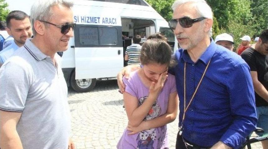 Yarışı Tamamlayamayınca G&ouml;zyaşlarına Boğuldu