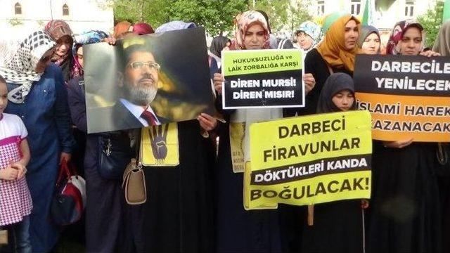 Isparta’da Mursi Protestosu