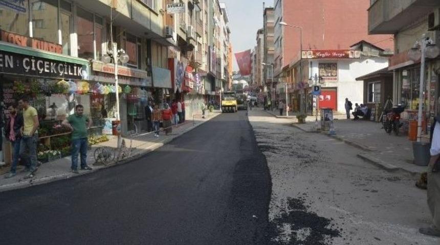 Fatsa&rsquo;da Asfalt Yenileme &Ccedil;alışması Yapılıyor