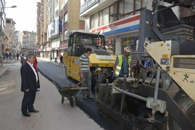 Fatsa’da Asfalt Yenileme Çalışması Yapılıyor