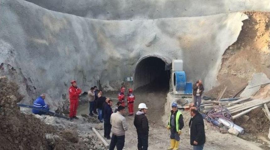 K&uuml;tahya&rsquo;da Hes İnşaatı T&uuml;nelinde G&ouml;&ccedil;&uuml;k