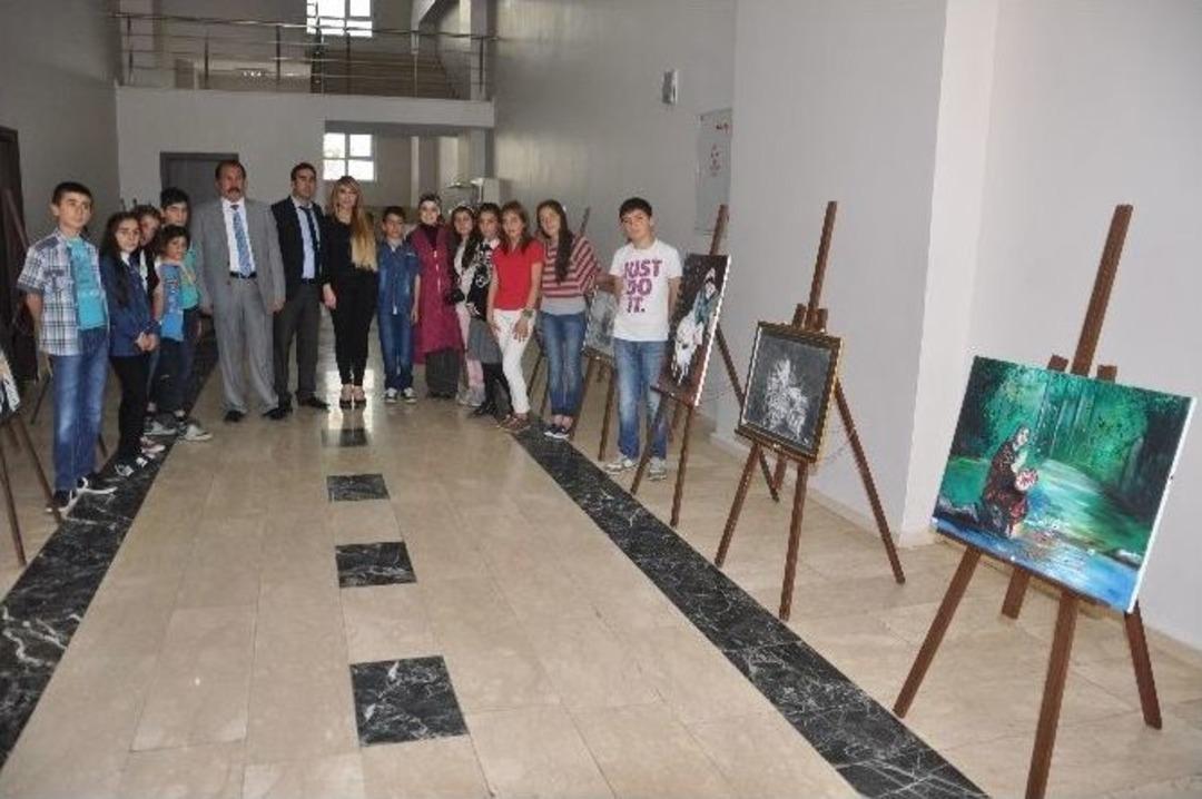 K&ouml;y Okulu &Ouml;ğrencilerinden Yılsonu Sergisi