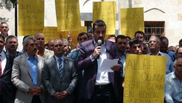 Kilis'te Ak Partililerden Idam Protestosu