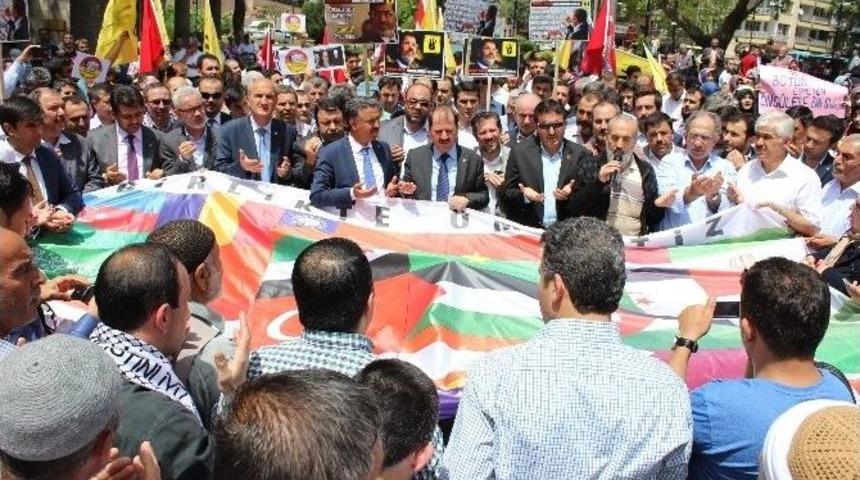 Kahramanmaraş&rsquo;tan Muhammed Mursi&rsquo;ye Destek Eylemi