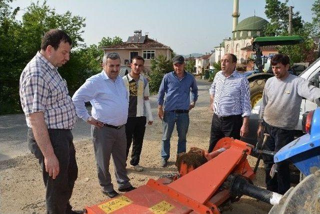 Başkan Baran Köylerdeki Çalışmaları İnceledi